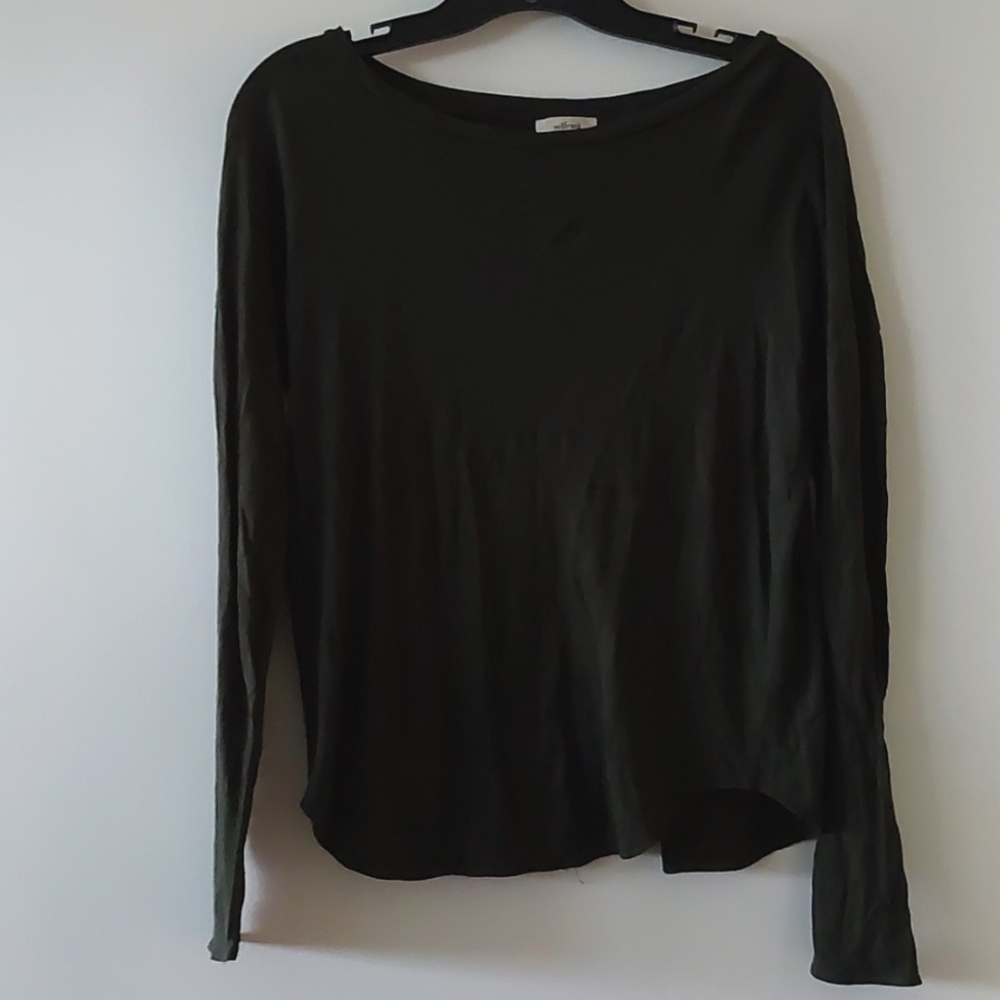 Wilfred long sleeve top with wrap back size XXS